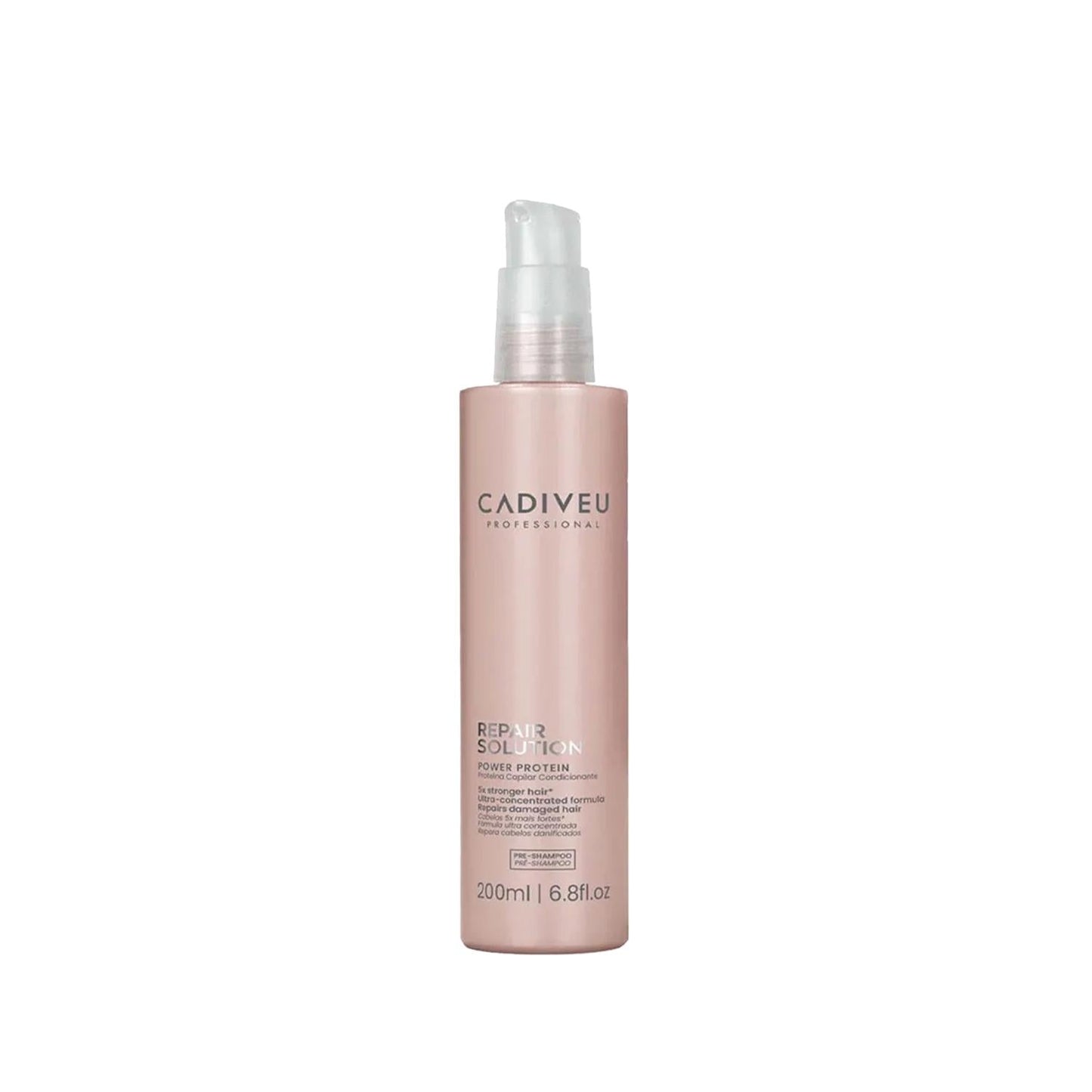 Cadiveu Repair Solution Power Protein Pre-Shampoo Treatment for Damaged Hair - 200ml, Nourishing Protein-Based Formula