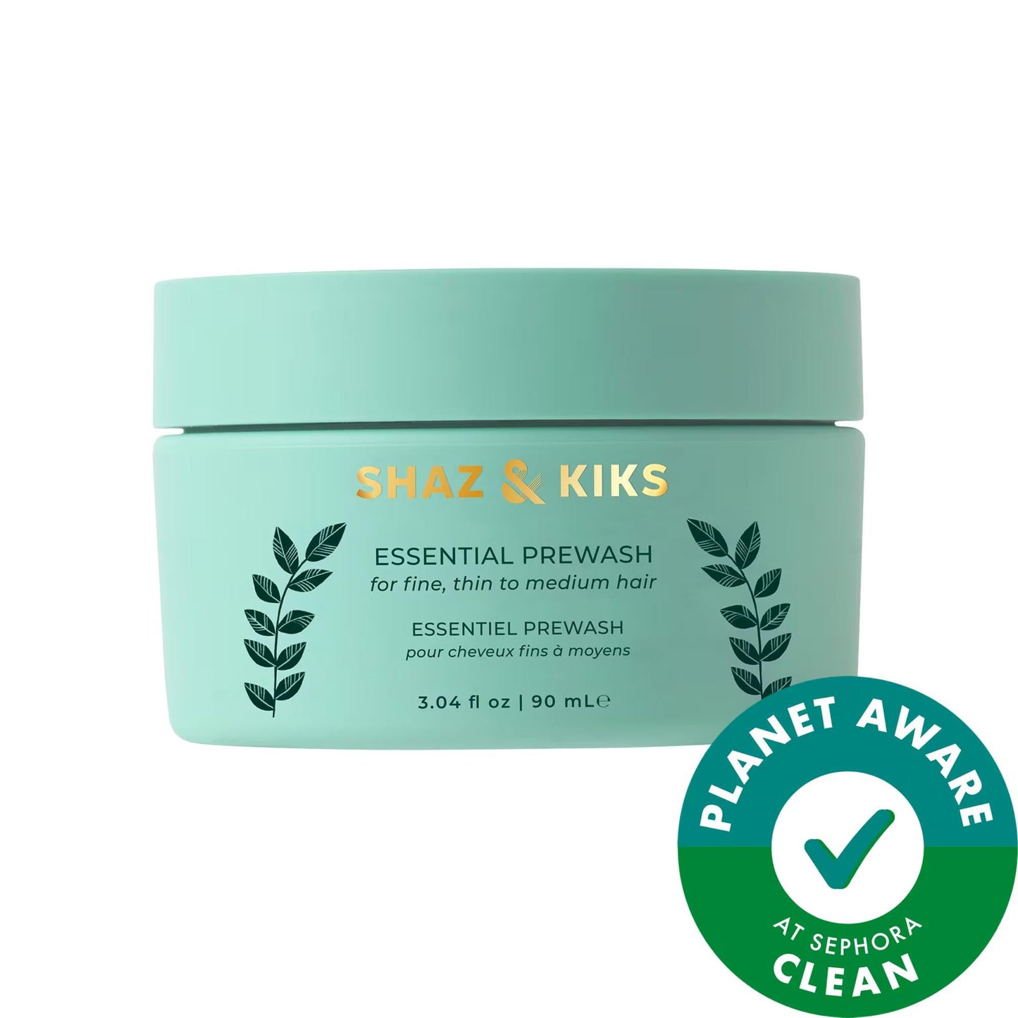 SHAZ & KIKS Mini Scalp & Hair Prewash Mask for Fine, Thin or Medium Hair - Stimulates Hair Growth, Vegan & Cruelty-Free