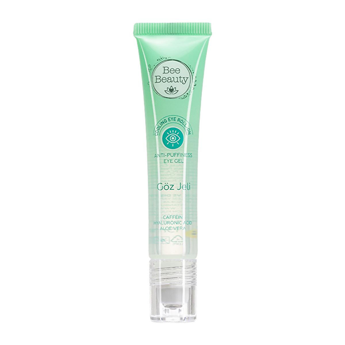 Bee Beauty Cooling Roll-On Eye Gel 15 ml - Under-Eye Gel for Reduced Puffiness & Hydration
