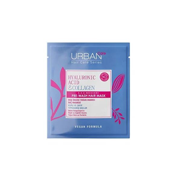 Urban Care Hyaluronic Acid Collagen Pre-Shower Hair Care Mask - Nourishes Dry, Damaged Hair - Vegan & Cruelty-Free