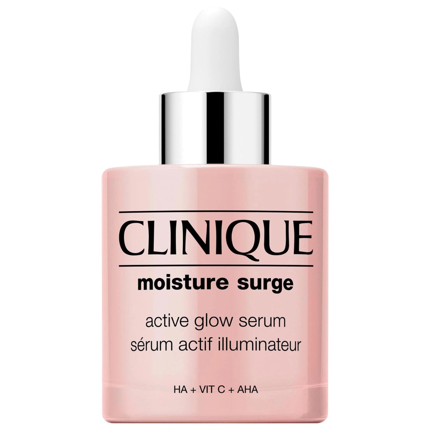 CLINIQUE Moisture Surge Active Glow Serum - Hyaluronic Acid Hydrating Serum for Dry Skin, Dermatologist-Tested, Fragrance-Free