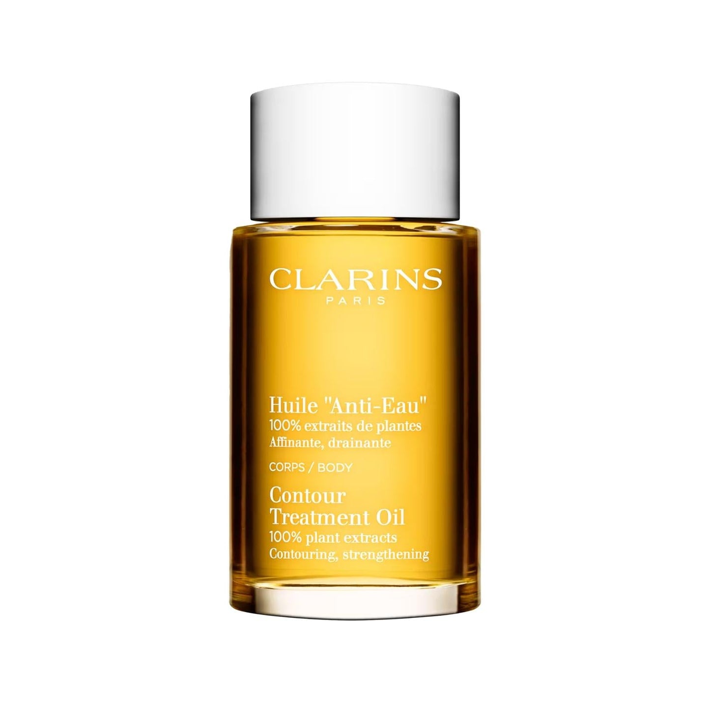 Clarins Contour Body Treatment Oil: Firm & Sculpt Skin, Reduce Cellulite | Hydrating Body Sculpting Oil - 3.38 fl oz