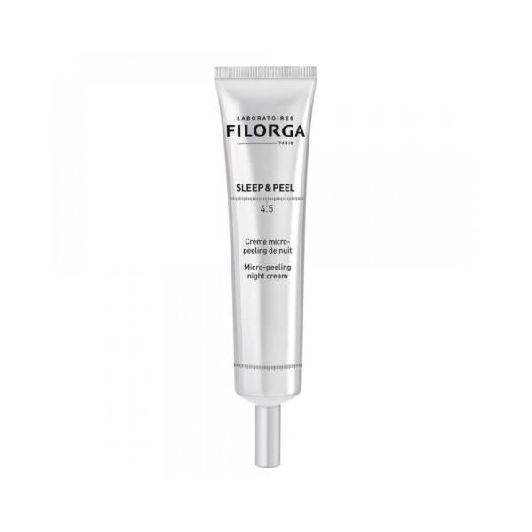 Filorga Sleep & Peel: Micro-Peeling Night Cream for Sensitive Skin | Gentle Exfoliation, Renewed Complexion, Anti-Aging | 40ml