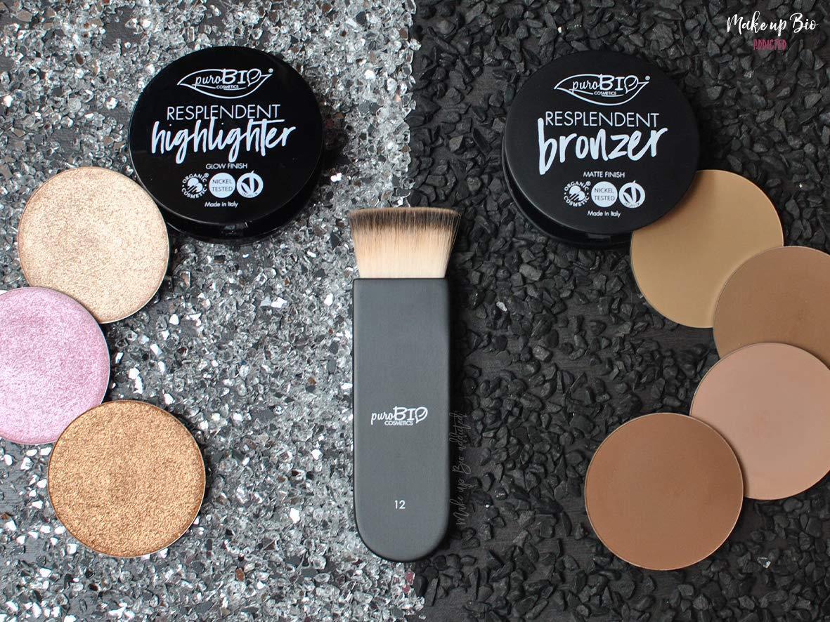 PuroBio Resplendent Bronzer 05 - Warm Color Mineral Makeup, Paraben-Free, Natural Cosmetics