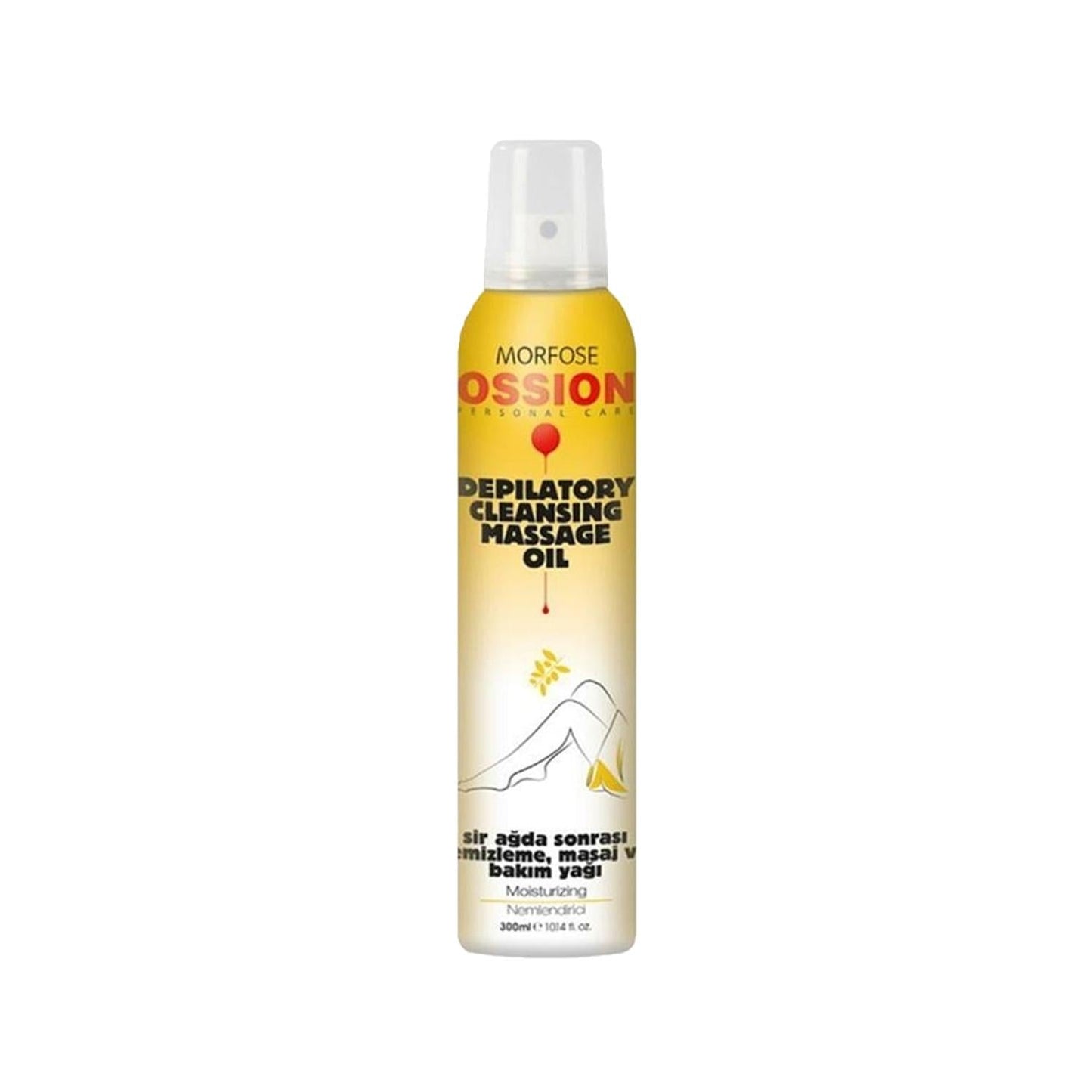 Morfose Ossion Post-Waxing Care Oil 300ml - Soothe and Nourish Skin After Waxing