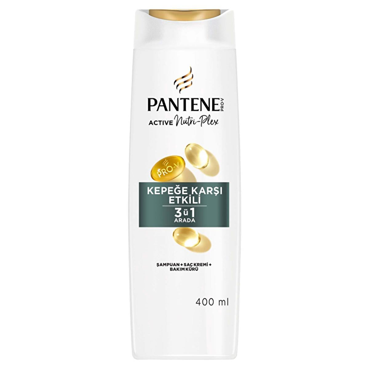 Pantene Anti-Dandruff 3-in-1 Shampoo: Cleanses, Conditions & Treats Itchy, Flaky Scalp for Stronger, Healthier Hair - 13.5 fl oz