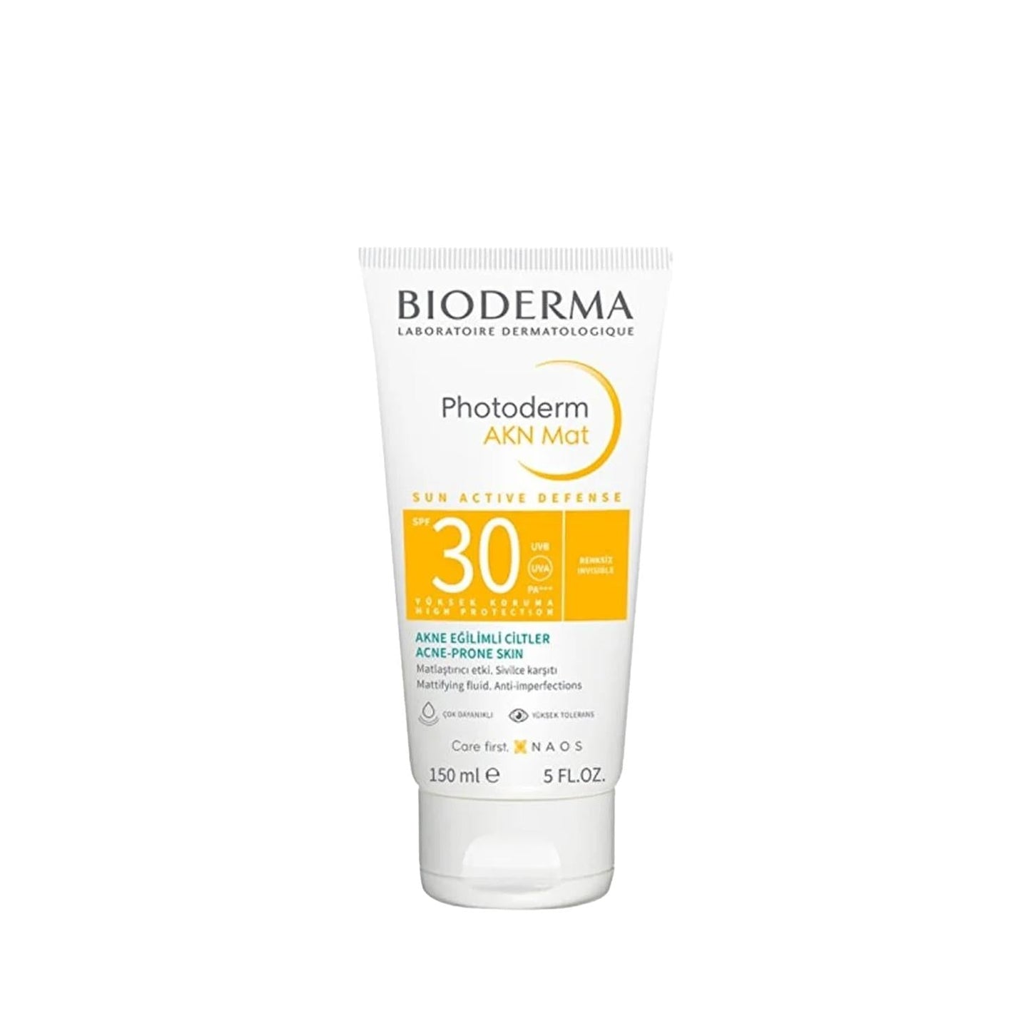 Bioderma Photoderm AKN Mat SPF30 Sunscreen Cream - Mattifying, Acne Control, 5.07 fl oz