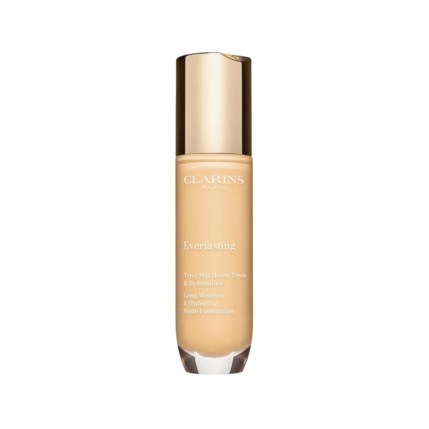 Clarins Everlasting 100.5W: Moisturizing Matte Liquid Foundation - Long-Lasting Coverage, Minimizes Imperfections, Evens Skin Tone (30ml)