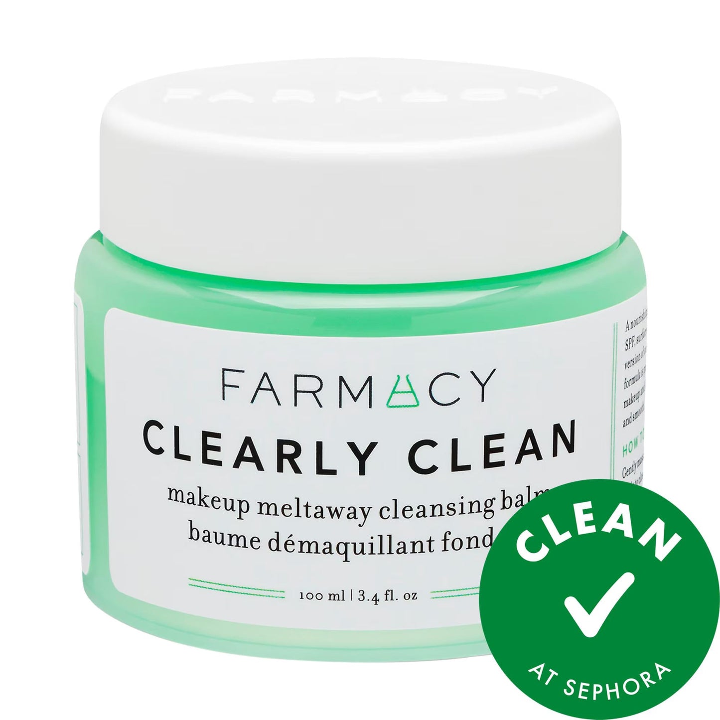 Clearly Clean Makeup Removing Cleansing Balm - Fragrance-Free, Vegan, Gluten-Free, Cruelty-Free Skincare for Sensitive Skin