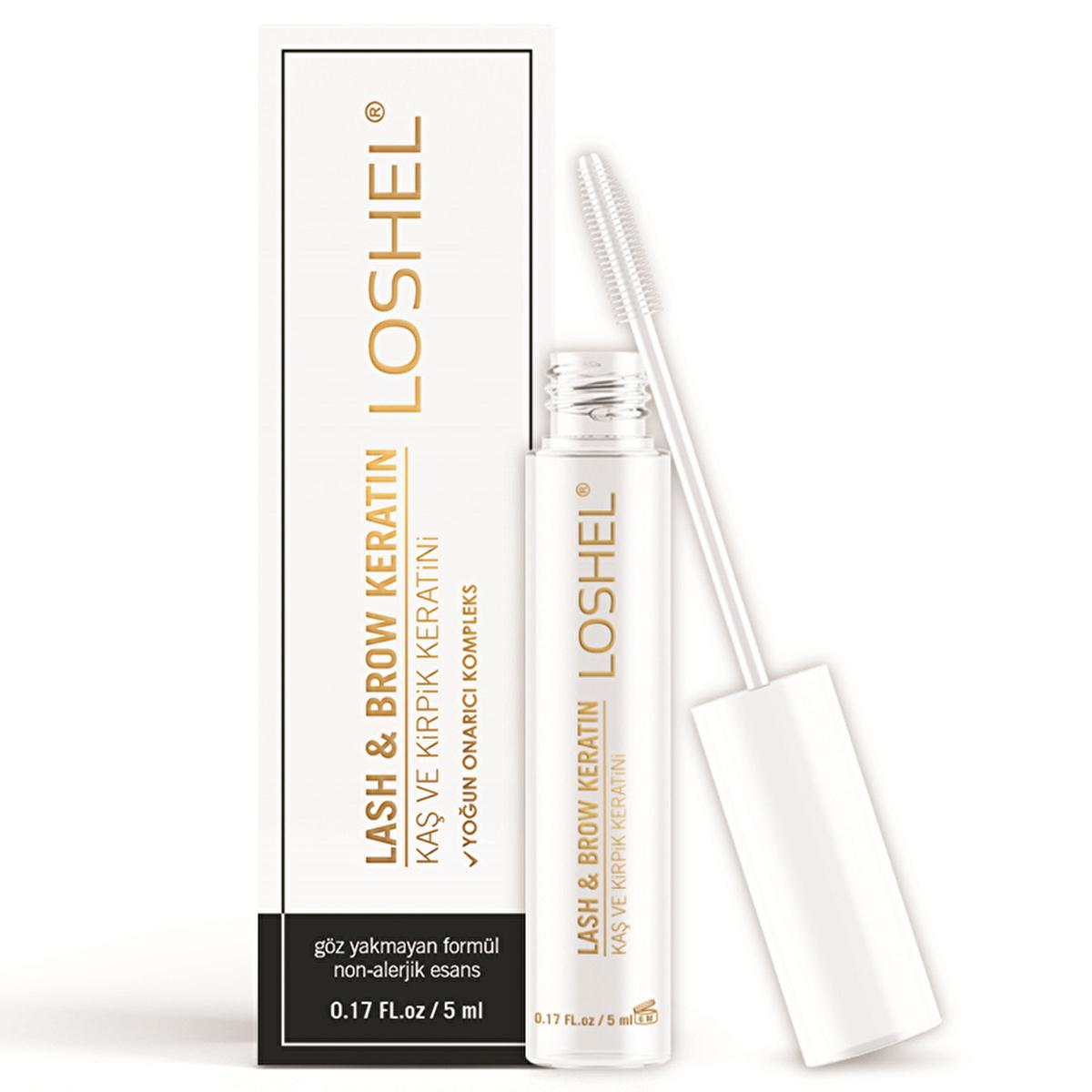 Loshel Keratin Complex Serum for Eyebrows and Eyelashes - Nourishing & Repairing Eyebrow and Eyelash Serum