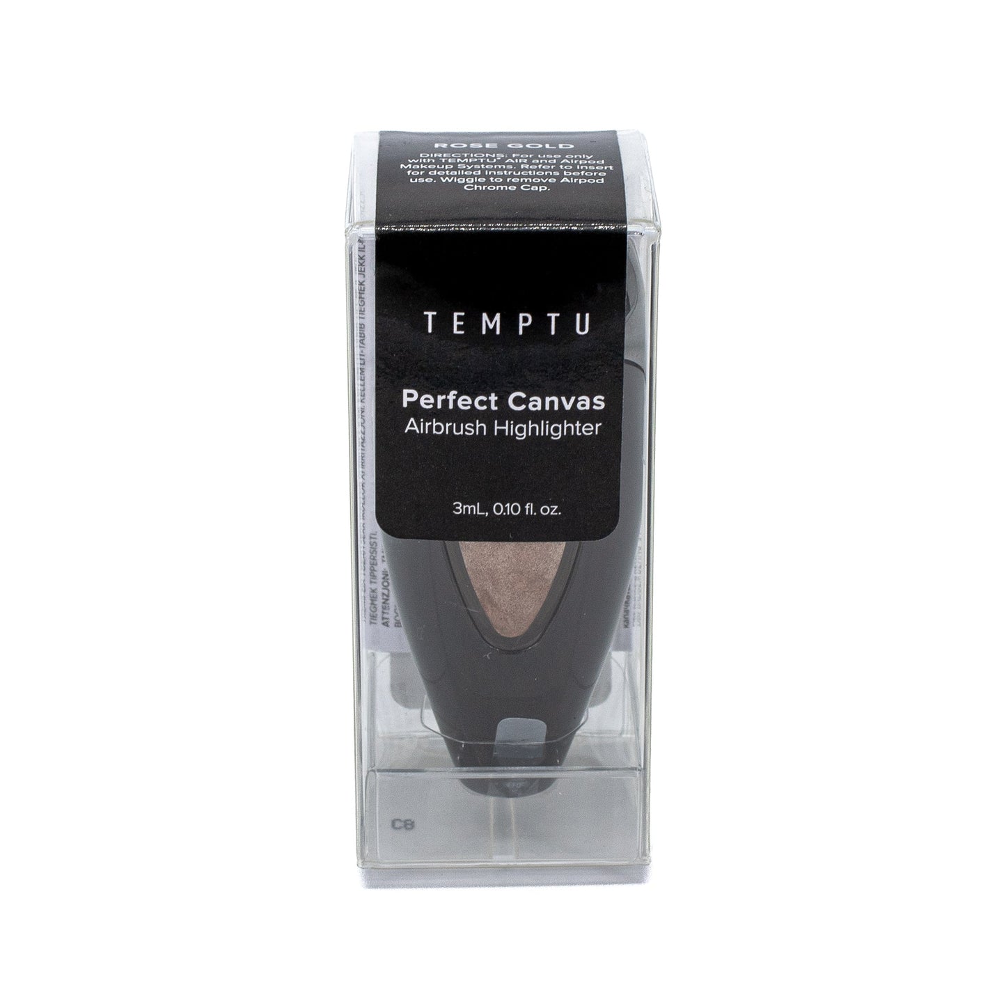 TEMPTU Perfect Canvas Airbrush Highlighter ROSE GOLD .10 fl oz - Imperfect Box - M2G