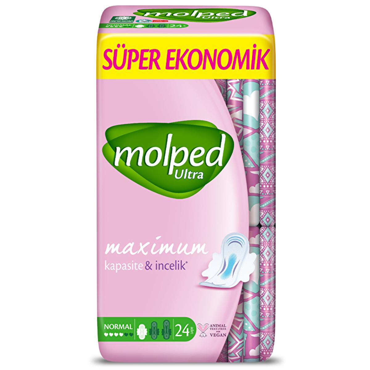 Molped Ultra Hygienic Pads - Comfortable, Protective & Hypoallergenic Menstrual Hygiene Products for Women