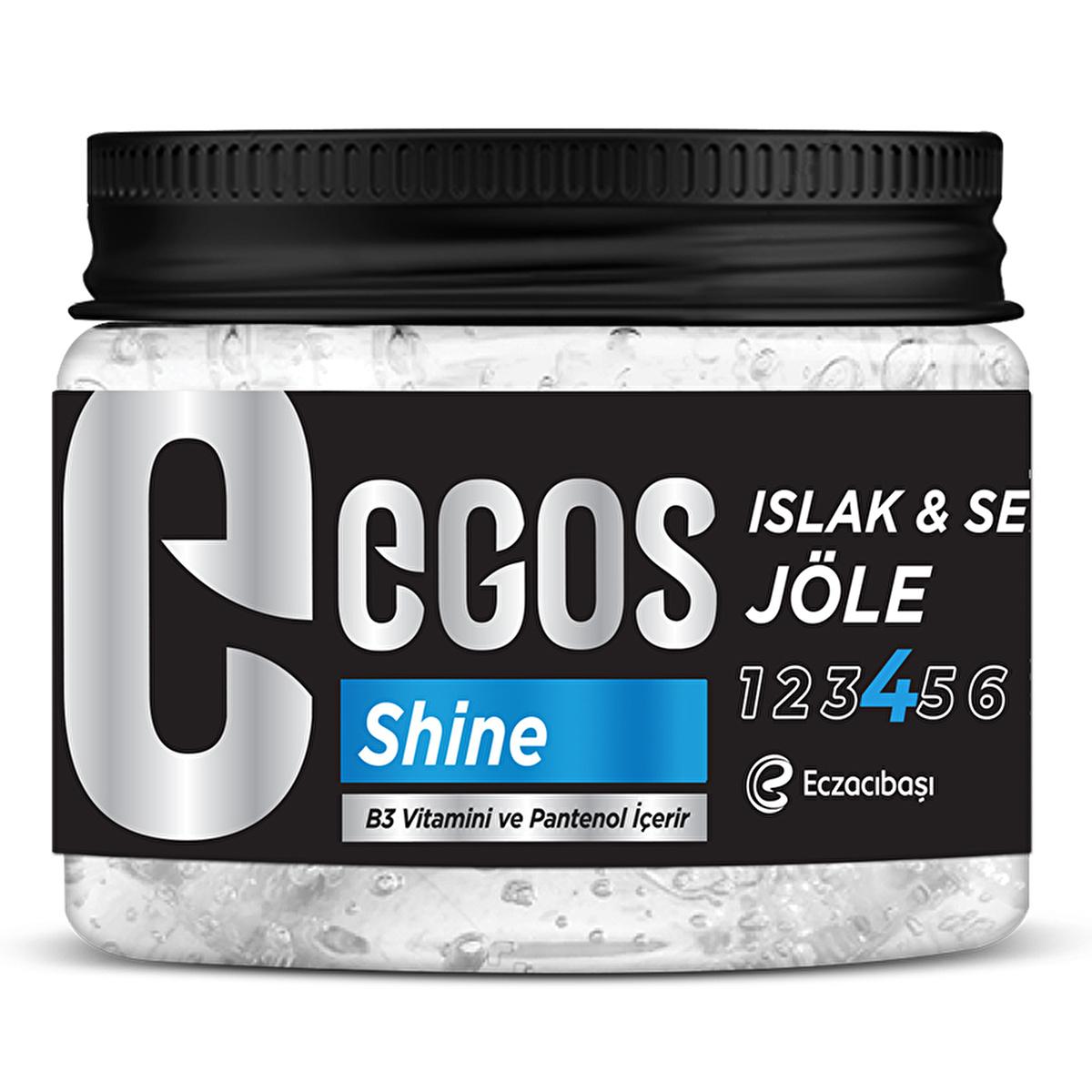 Egos Long-Lasting Hair Styling Gel with Provitamin B3 & B5 - 13.53 fl oz, Moisture-Resistant, Nourishing Hair Care