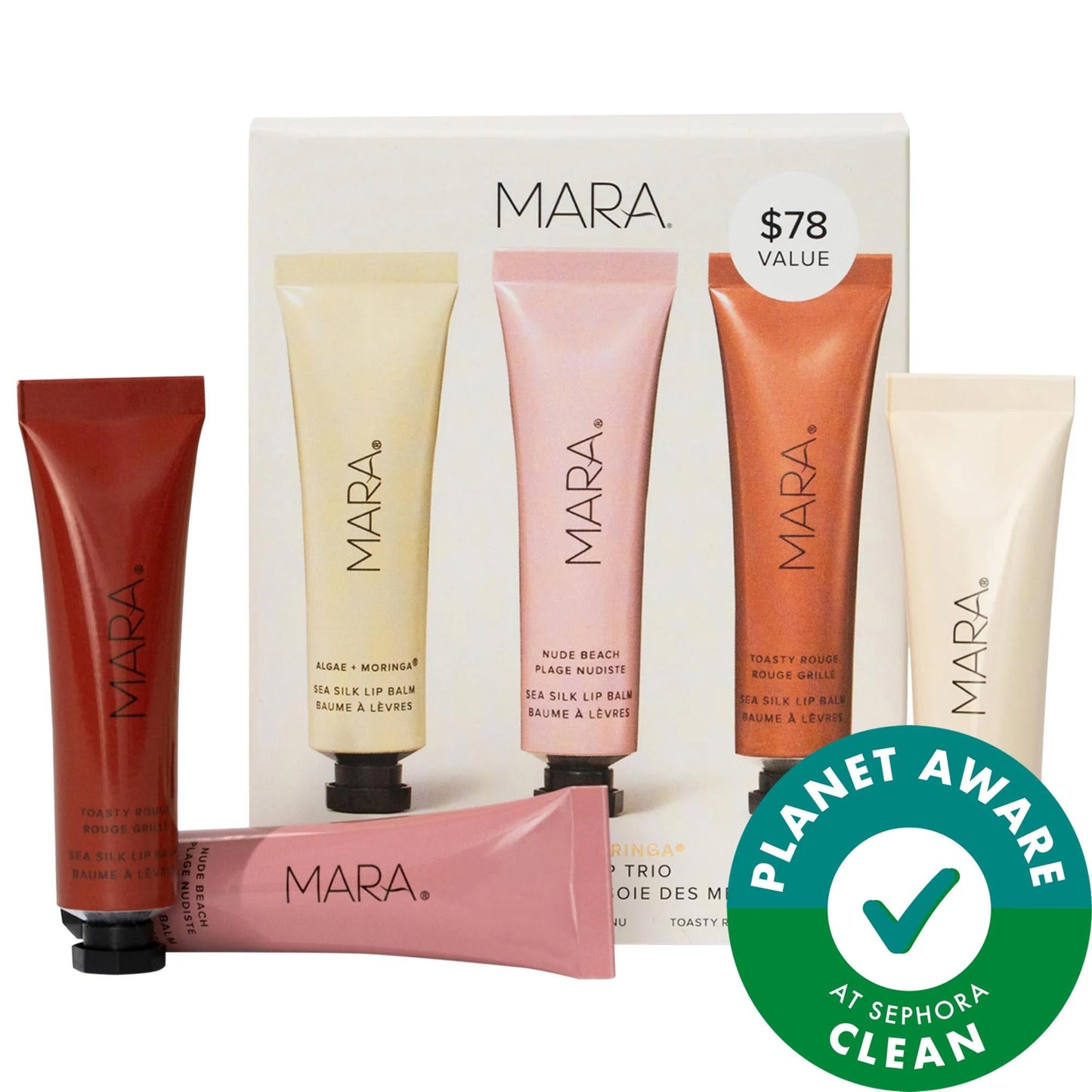 Sea Silk Hydrating Lip Balm Trio: Vegan, Cruelty-Free, Plumping & Anti-Aging - Natural Lip Moisturization & Dry Lip Treatment