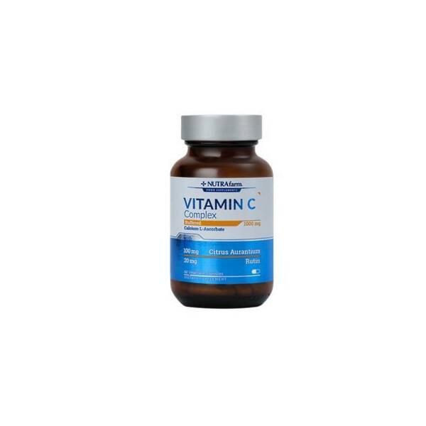 Nutrafarm Vitamin C Complex 1000mg - High Dose Immune Support Supplement for Health-Conscious Adults