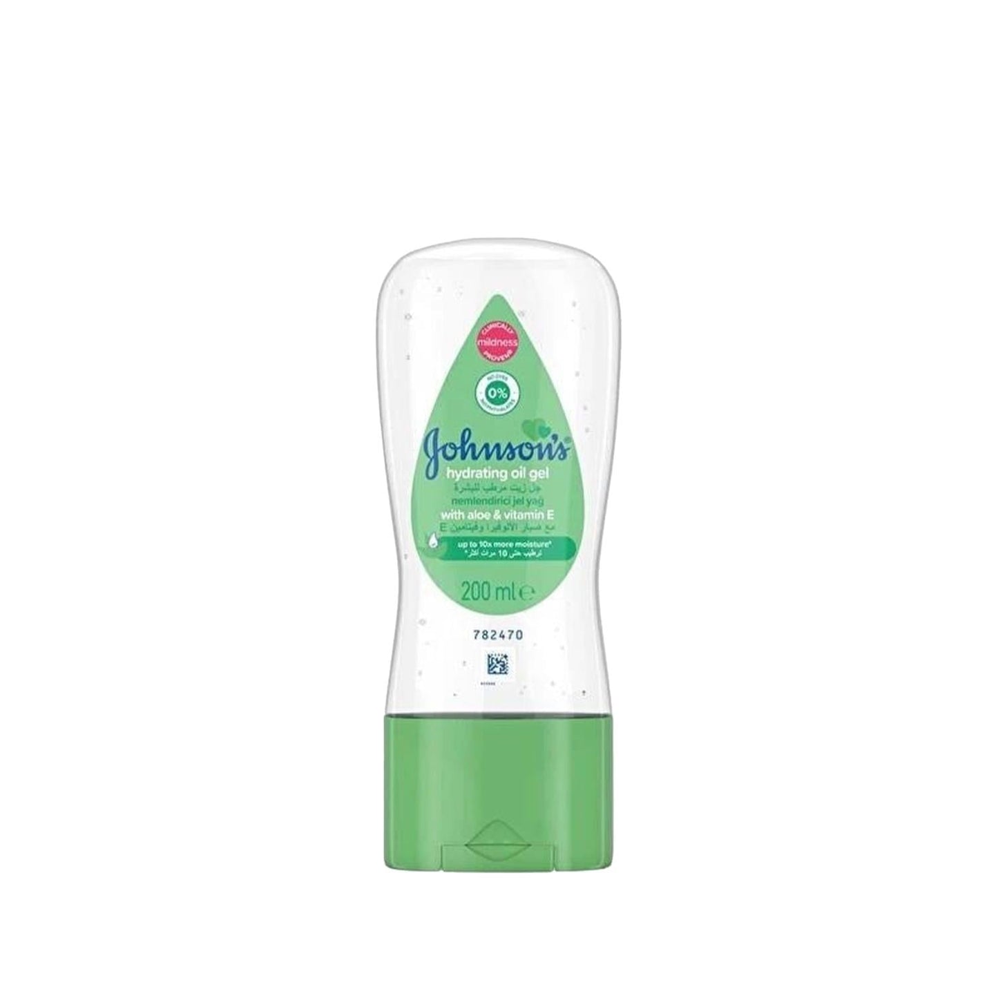 Johnson's Baby Moisturizing Gel with Aloe Vera and Vitamin E - Gentle Skincare for Infants - 200ml