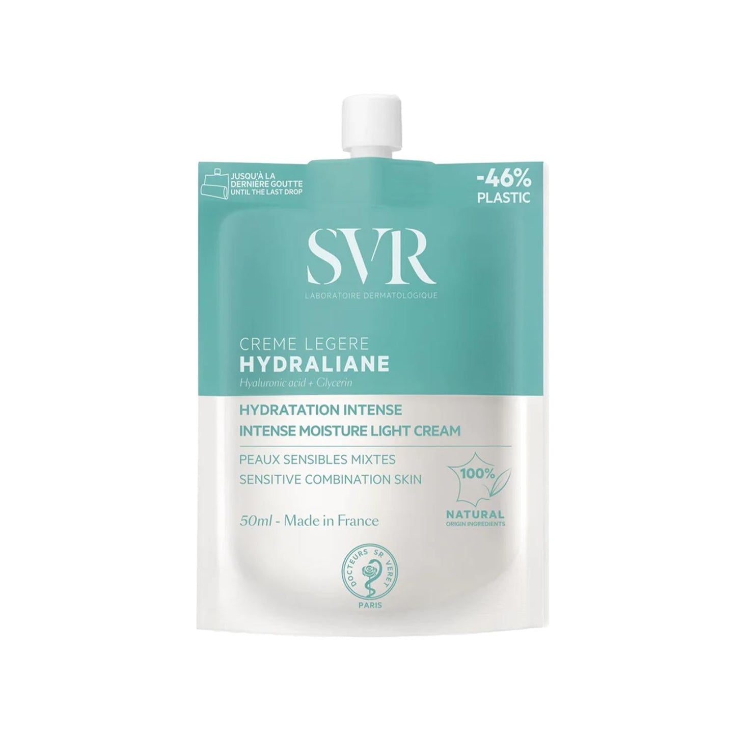 SVR Hydraliane: Sensitive Skin Facial Moisturizer - Lightweight Hydrating Cream, Gentle & Restores Moisture - 50ml
