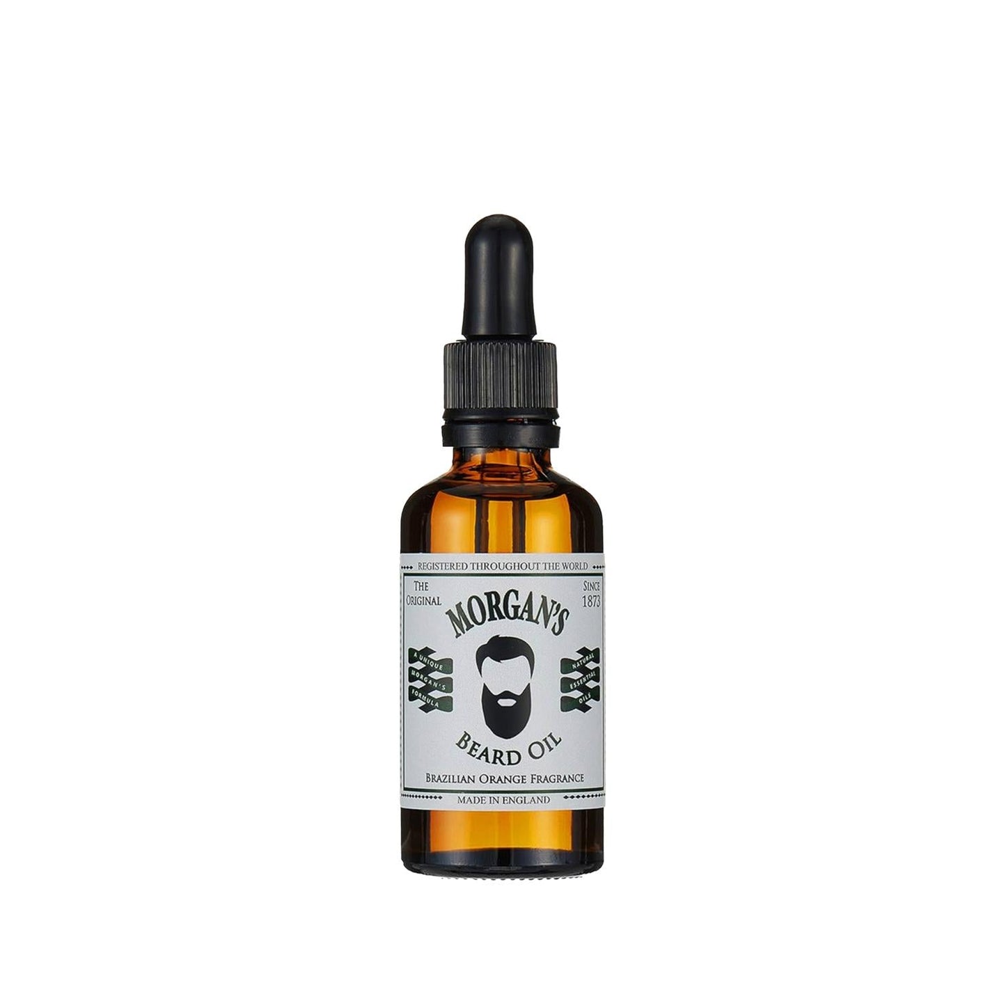 Morgan's Pomade Beard Oil with Brazil Orange Essence - 50ml, Moisturizes & Conditions Beard, Men's Grooming
