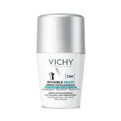 Vichy Anti-Stain Roll-On Deodorant for Women - 48 Hour Sweat & Odor Protection, Alcohol-Free, Hypoallergenic - No White Marks.