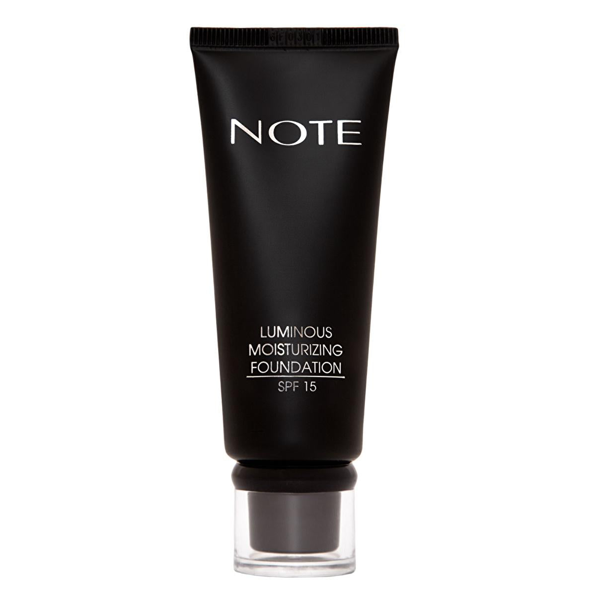 Note Luminous Moisturizing Foundation - Hydrating, Cruelty-Free Makeup with SPF15