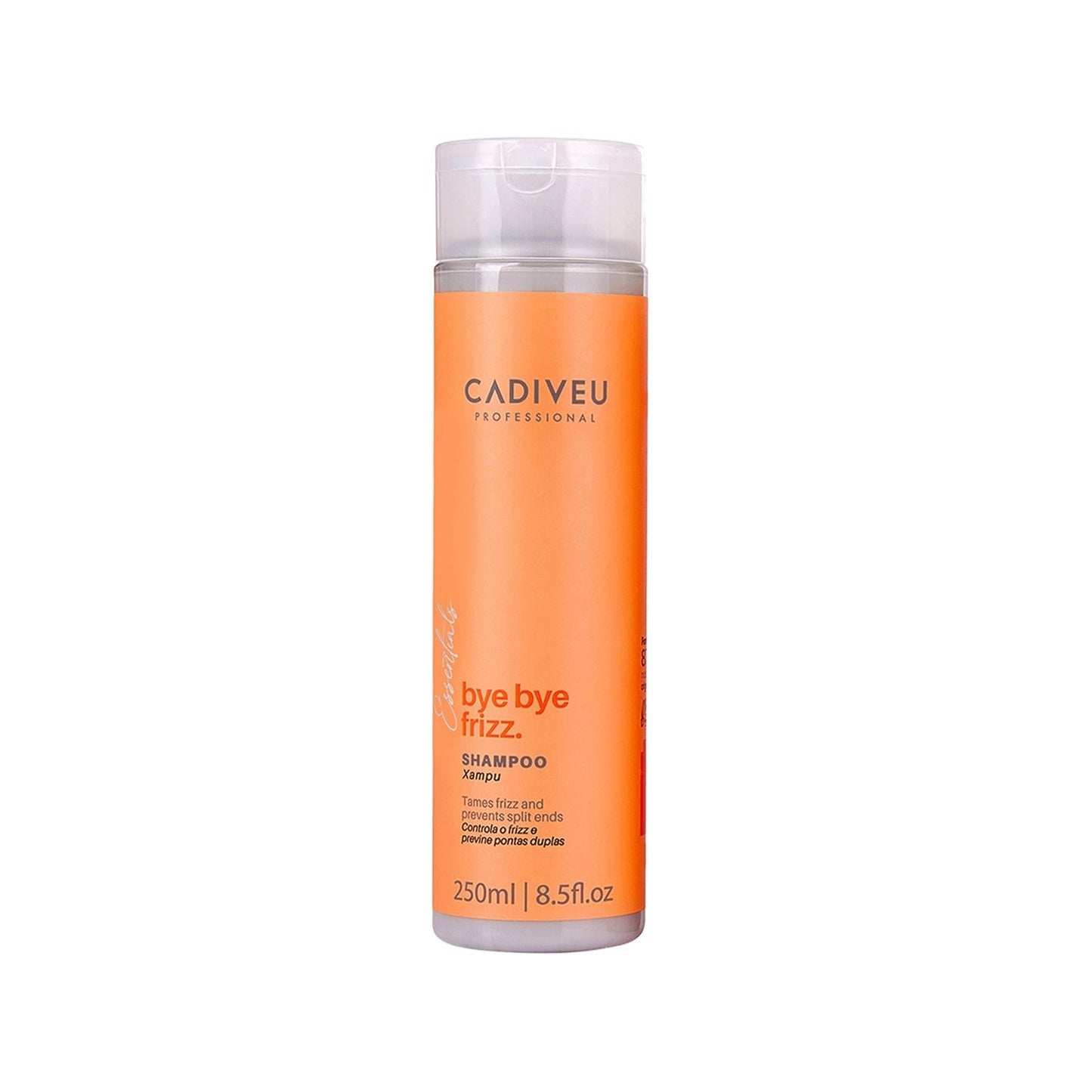 Cadiveu Essentials Bye Bye Frizz Shampoo 250ml - Anti-Frizz Hair Care for Smooth Manageable Hair