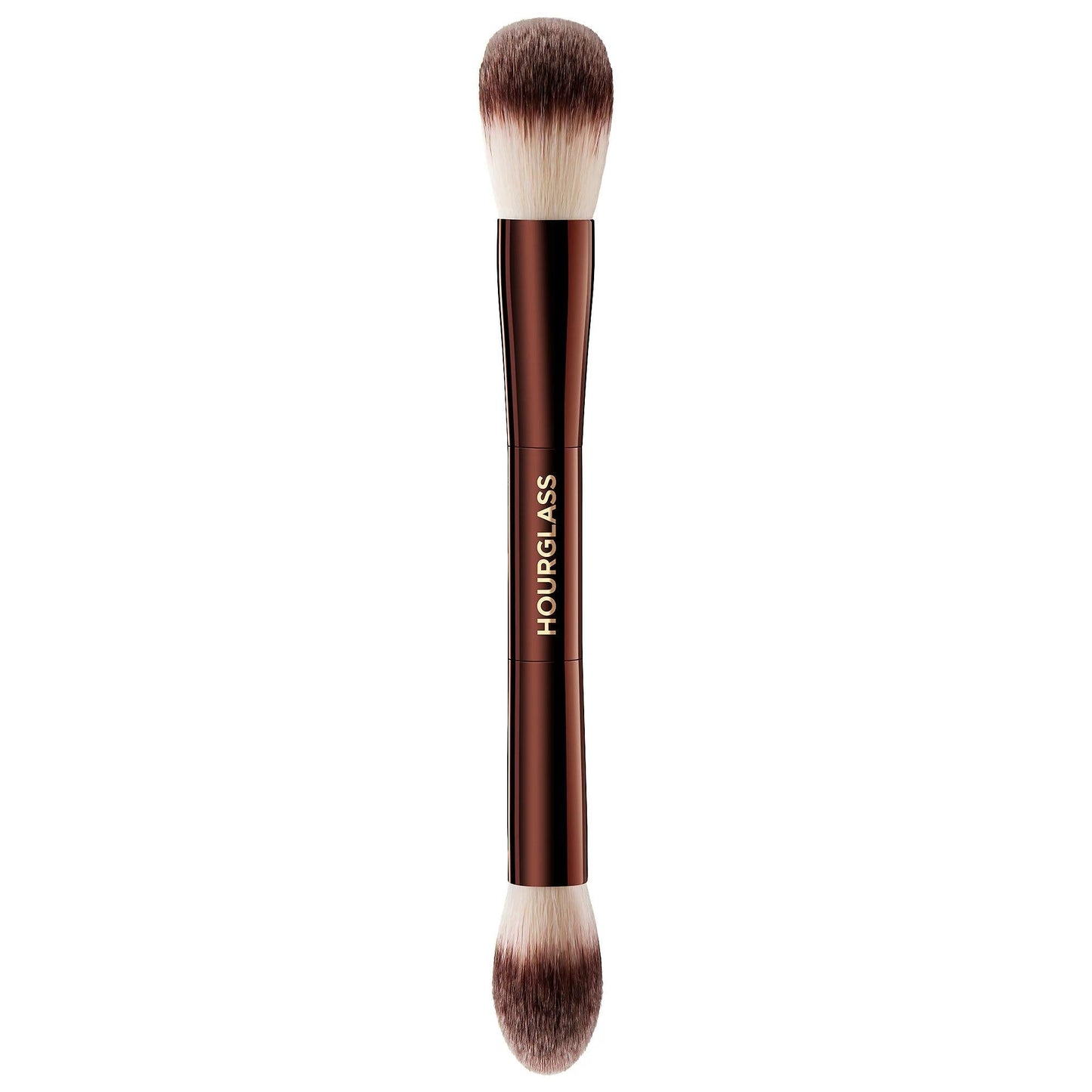 Ambient® Lighting Edit Brush - Double-Ended Makeup Brush with Taklon Bristles, Cruelty-Free, PETA-Approved