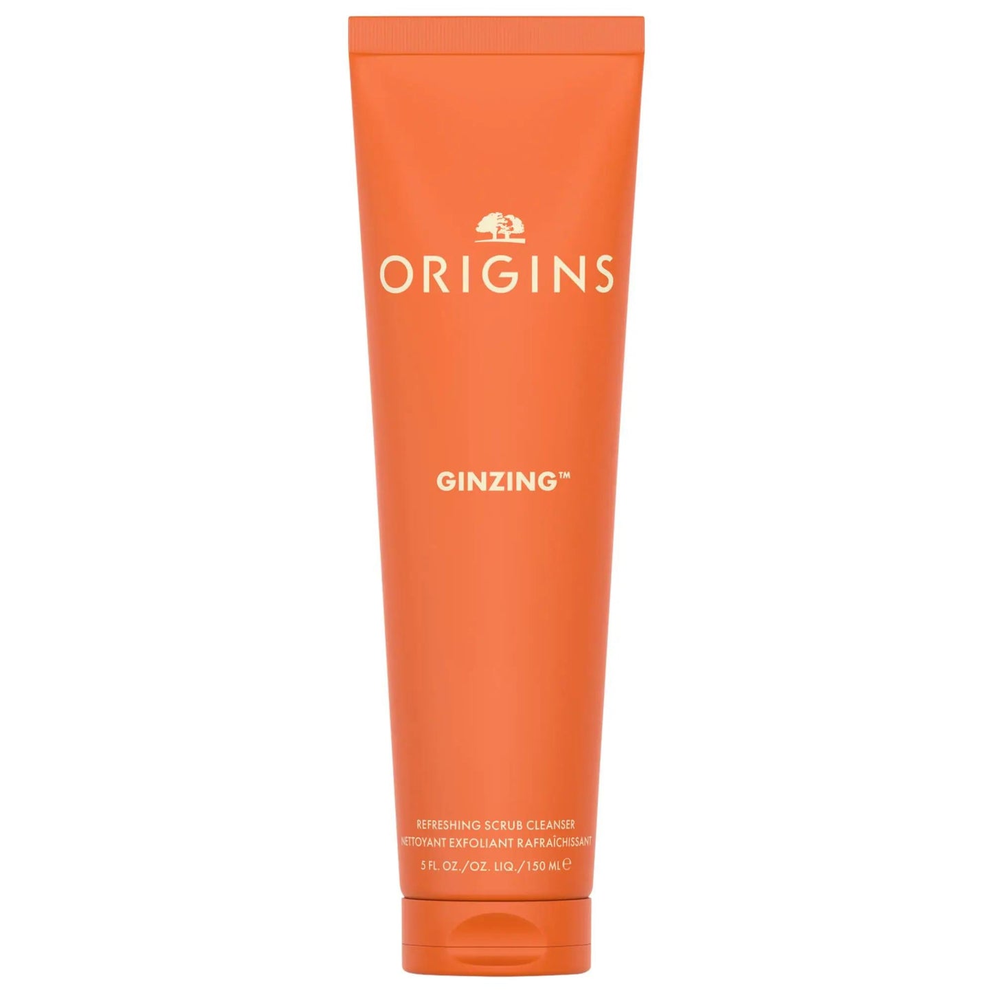 GinZing Refreshing Scrub Cleanser - Vegan Exfoliating Face Cleanser for Brightening Skin, Cruelty-Free & Natural Ingredients