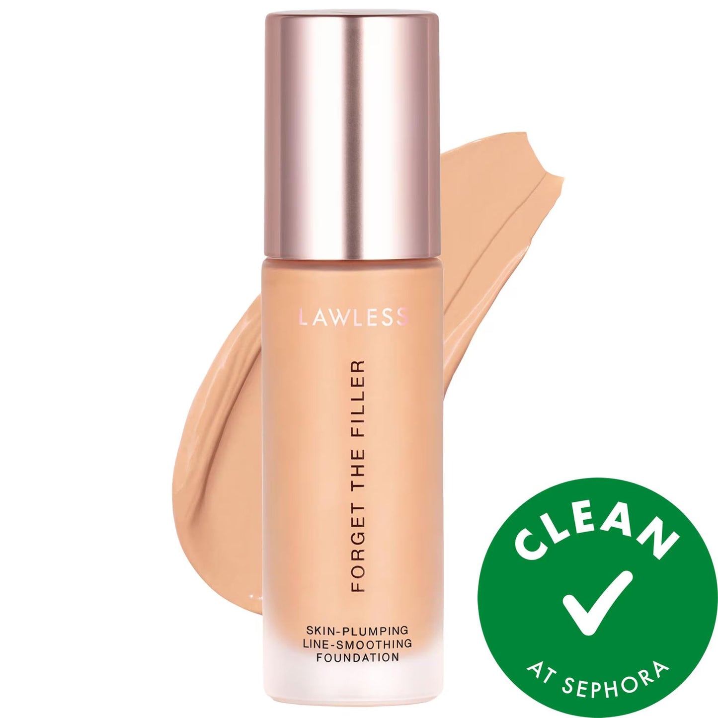 Forget The Filler Skin-Plumping Line-Smoothing Foundation: Full Coverage, Anti-Aging, Vegan & Cruelty-Free - Reduce Fine Lines & Improve Elasticity All Day.