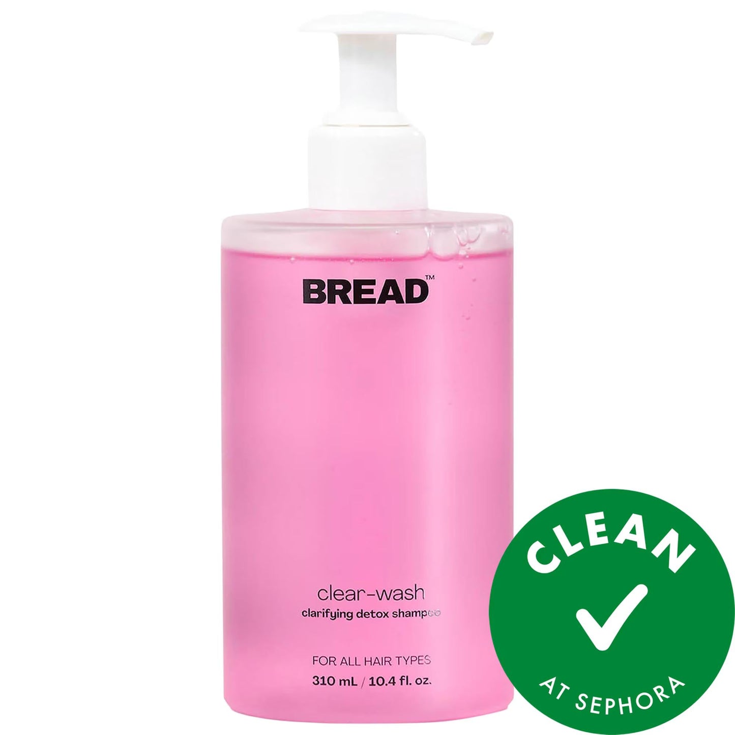 Clear-Wash Detox Clarifying Shampoo: Fragrance-Free, Vegan & Sulfate-Free - Deep Cleanse for Oily Scalp & Product Buildup - Promotes Healthy Hair Growth