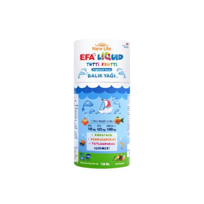 New Life Omega-3 Fish Oil Syrup for Kids - Tutti Frutti Flavor, 5.07 fl oz
