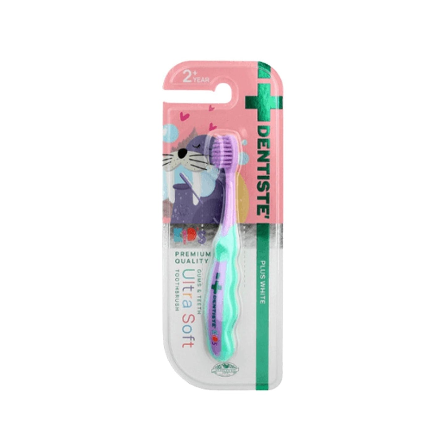 Dentiste Kids Plus White: Ultra Soft Toothbrush for Toddlers & Children - Gentle Dental Care