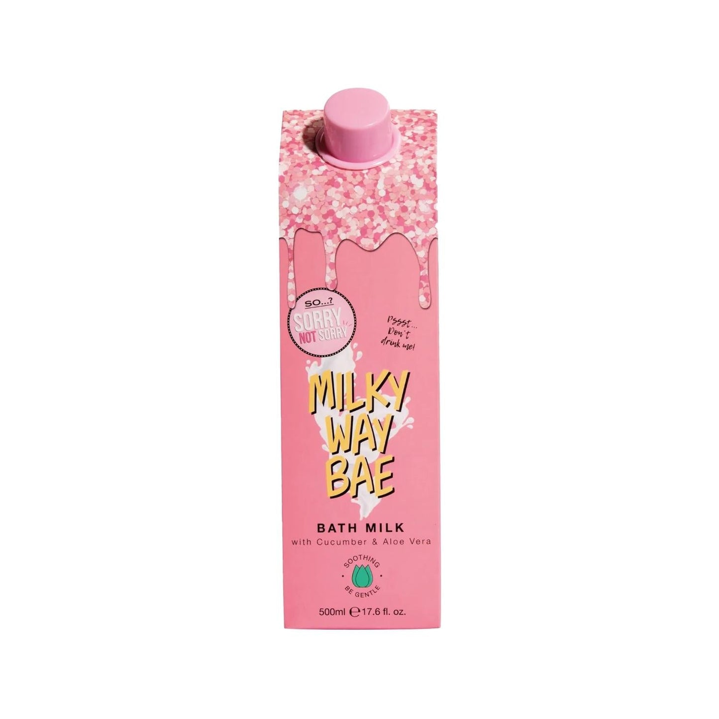 So...? Sorry Not Sorry Milk Vibes Bath Milk - Luxurious 500ml Moisturizing Bath Experience for Dry Skin