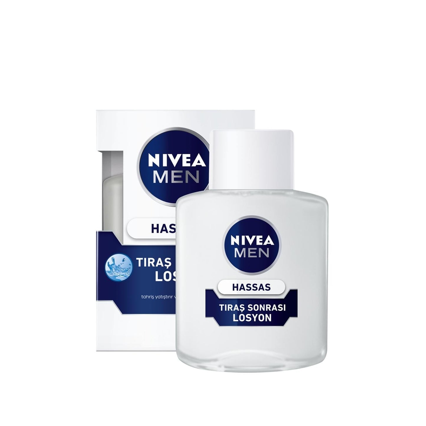 Nivea Men After Shave Lotion - Soothing, Moisturizing Care for Sensitive Skin, 3.38 fl oz