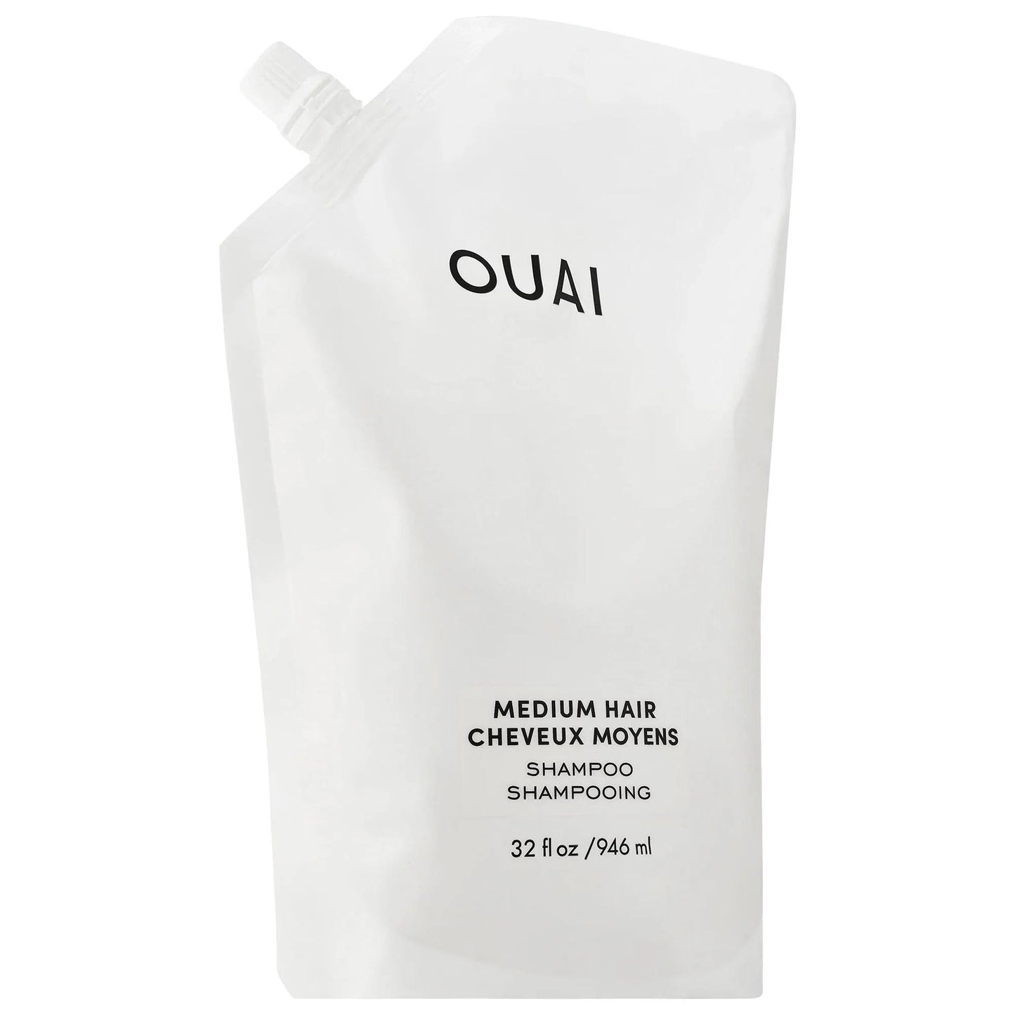 OUAI Medium Hair Shampoo - Color-Safe, Hydrating, Sulfate-Free, Nourishing Shampoo for Damaged Hair