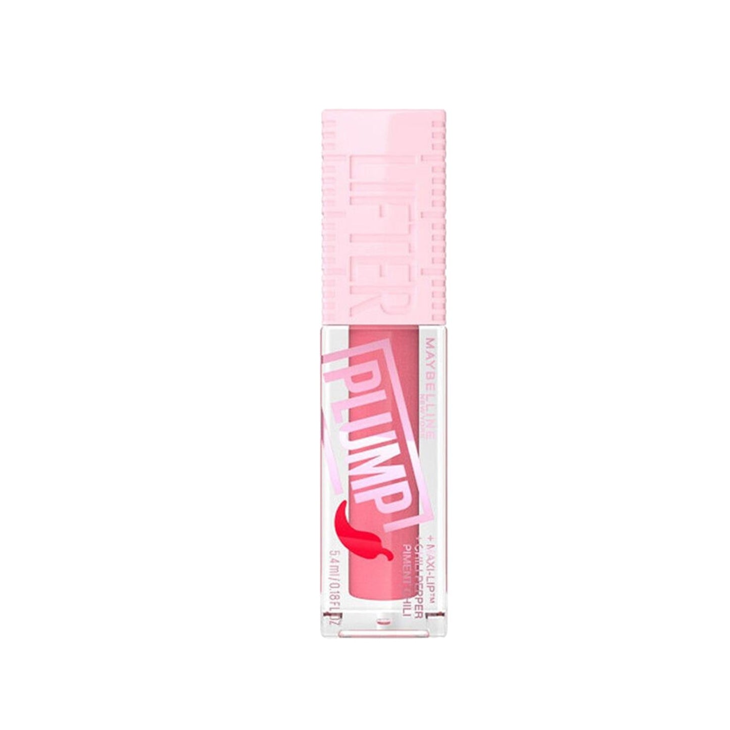 Maybelline New York Lifter Plump Lip Gloss - Blush Blaze (001) - Moisturizing & Plumping Effect