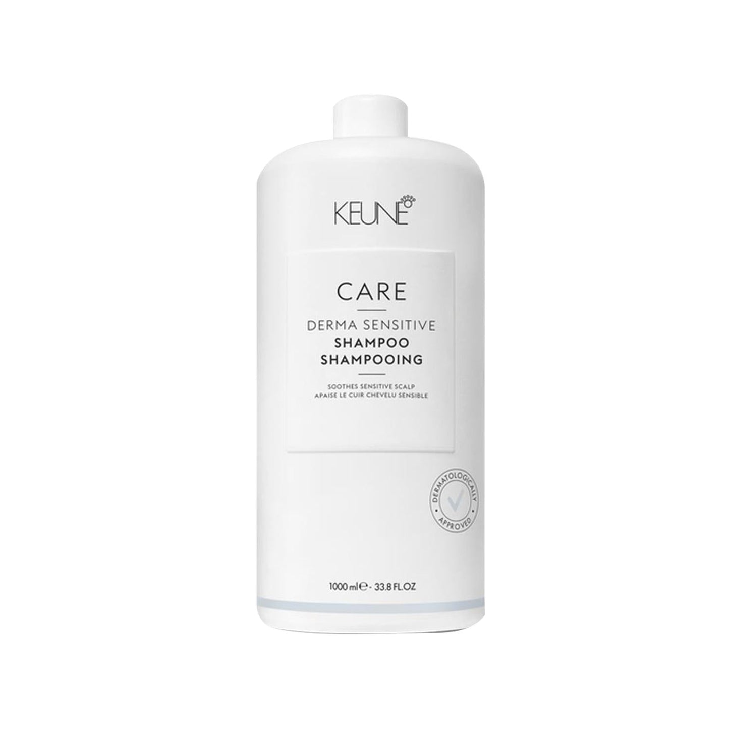 Keune Derma Sensitive Shampoo for Sensitive Scalp - Gentle Care, 1000ml Large Capacity