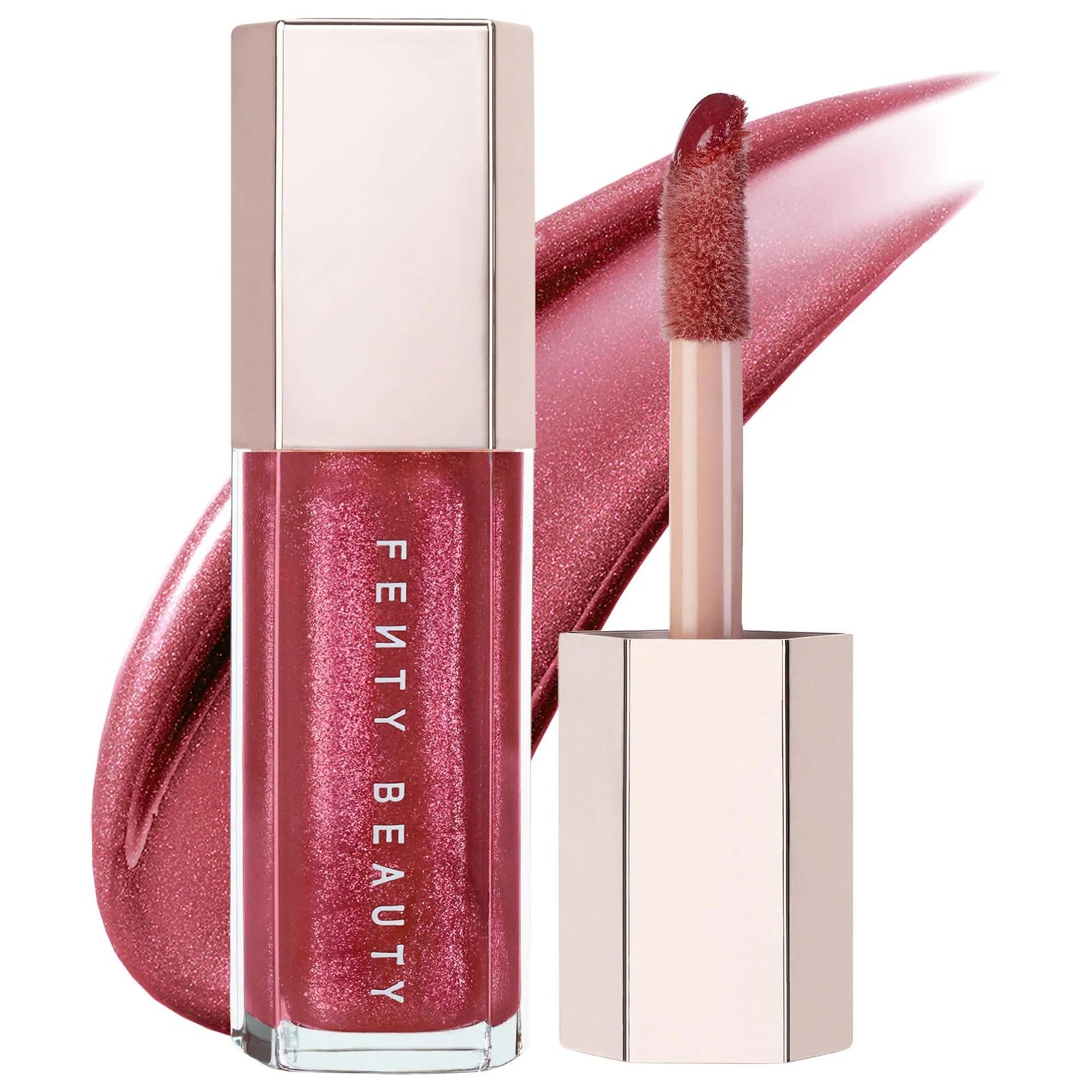 Fenty Beauty Gloss Bomb: Universal Lip Luminizer - Explosive Shine, Hydrating Shea Butter, Non-Sticky, Flattering Lip Gloss for All Skin Tones