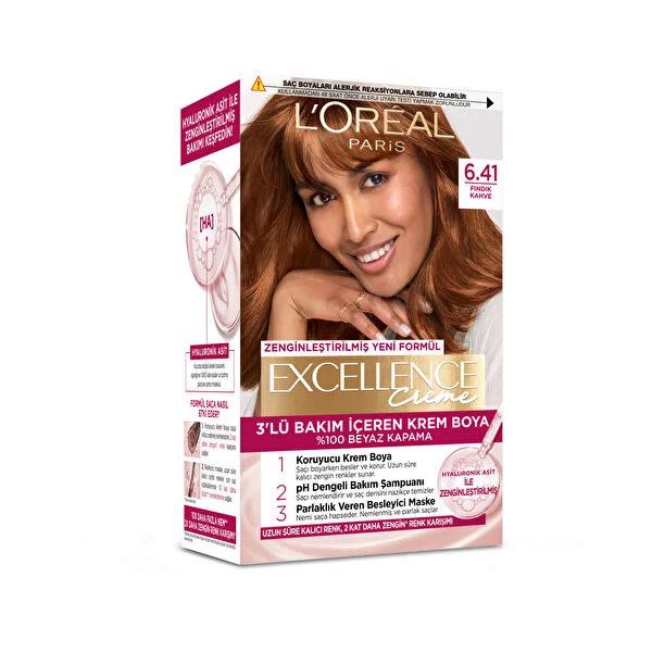 L'OrŽal Paris Excellence Creme Hair Dye - Nourishing, Long-Lasting Color for Grey Hair Coverage