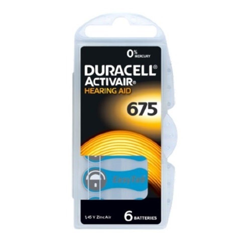 Duracell Activair 675 Hearing Aid Battery - Reliable Power Solution for Hearing Aids