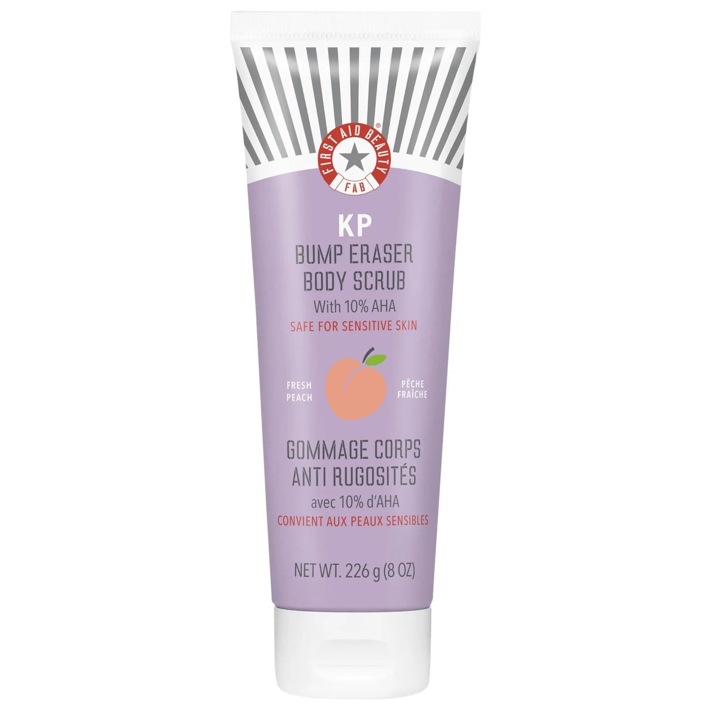 KP Bump Eraser: 10% AHA Exfoliating Body Scrub for Keratosis Pilaris & Strawberry Skin - Vegan & Cruelty-Free, Reveals Exceptionally Smooth Skin