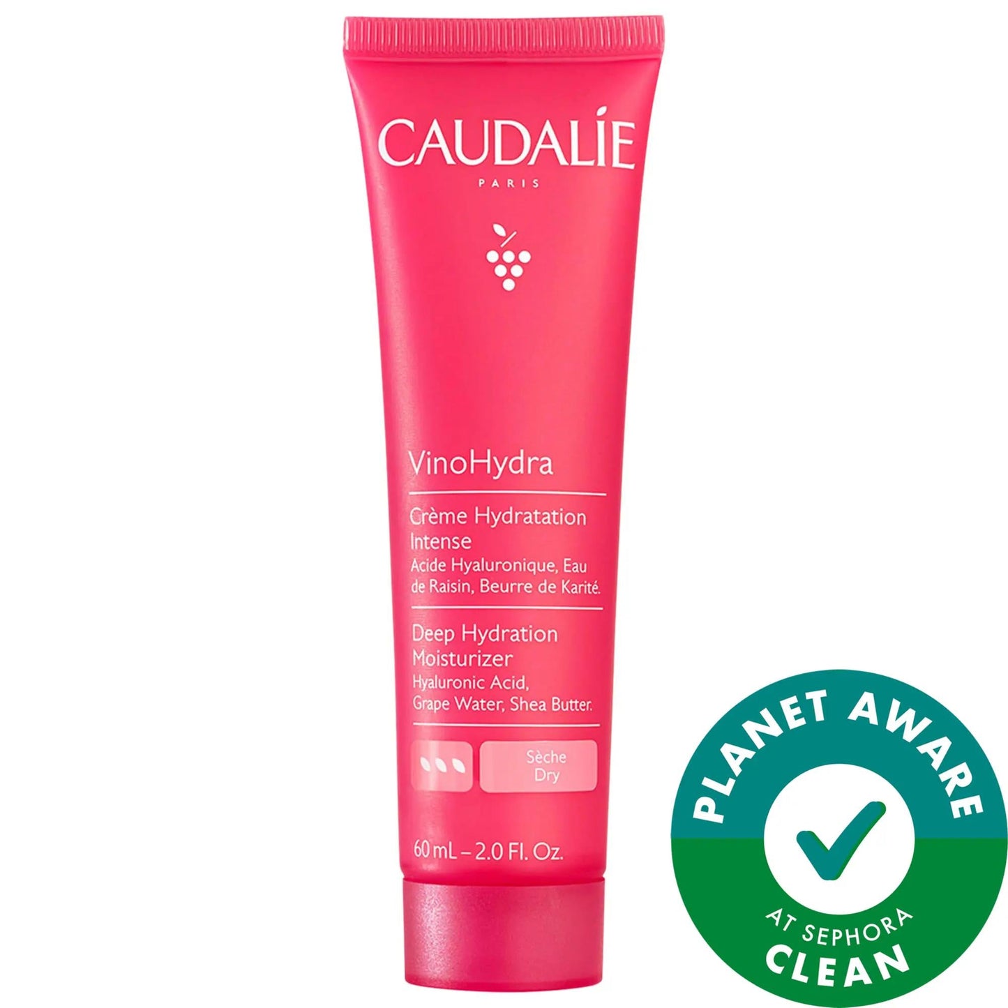 VinoHydra Deep Hydration Moisturizer for Dry & Sensitive Skin - Vegan, Gluten-Free, Cruelty-Free