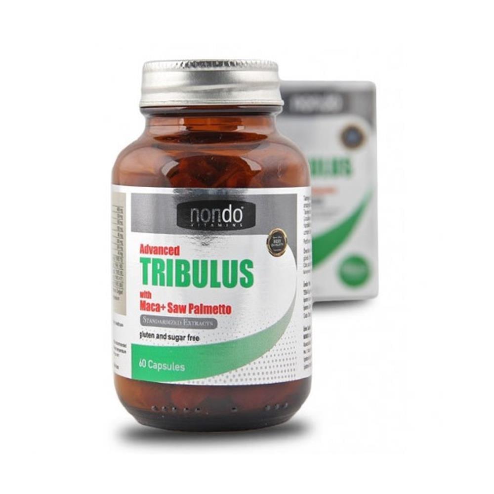 Nondo Advanced Tribulus Dietary Supplement with Tribulus, Saw Palmetto, Maca & Antioxidants - 60 Capsules