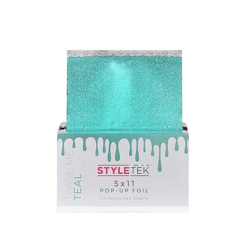 Styletek Tease Me Teal Embossed Pop-Up Foil 500ct 5x11 - M2G