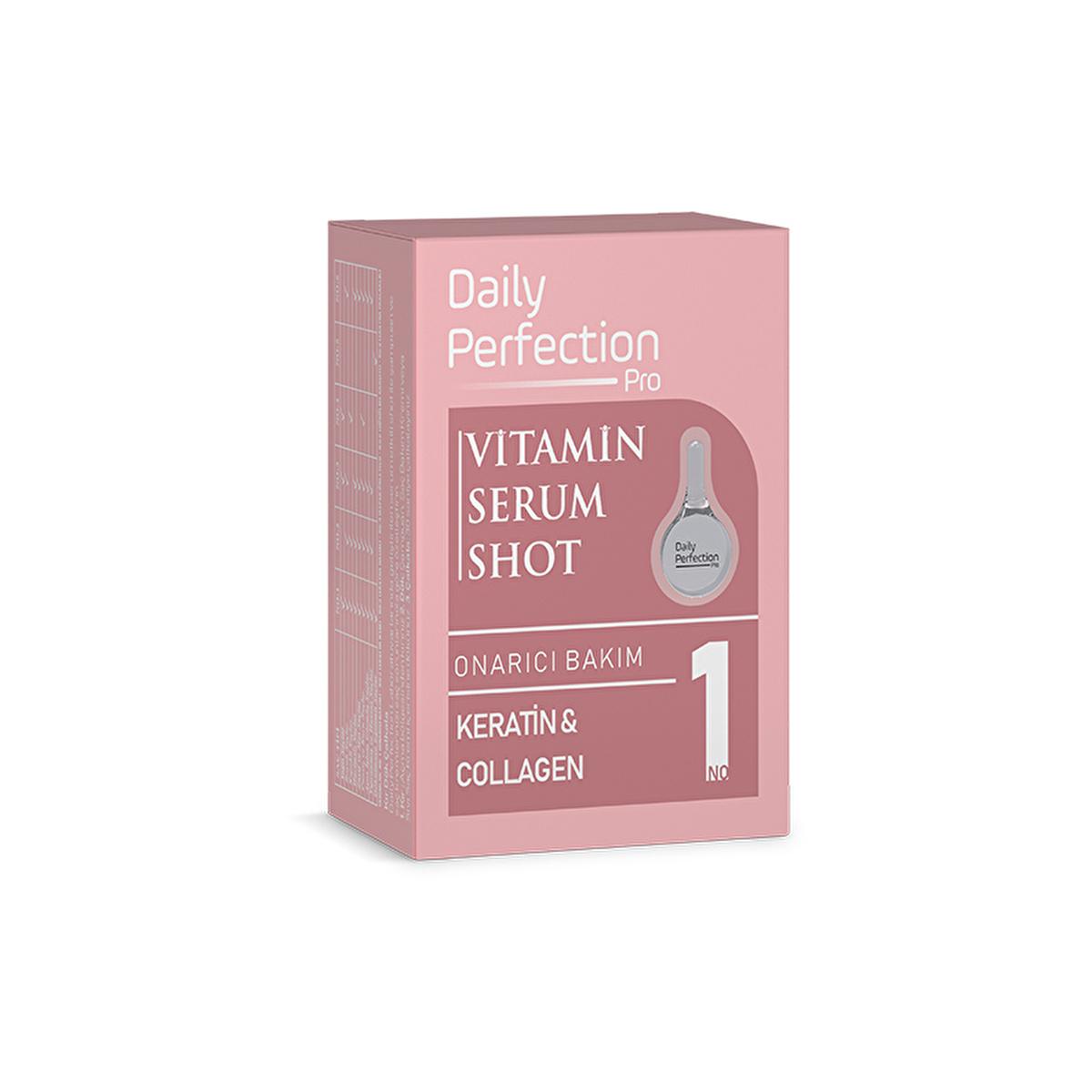 Daily Perfection Pro Hair Repair Serum - 0.41 fl oz, Nourishing Keratin Treatment for Damaged Hair