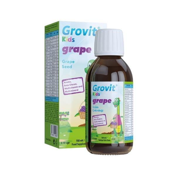 Grovit Kids Grape Syrup - Nutritional Supplement | 150 ml