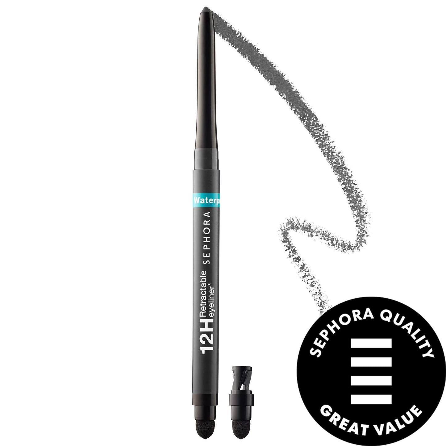 Long-Lasting Waterproof Eyeliner Pencil: Super Creamy, Smudge-Proof & Retractable for All-Day Wear