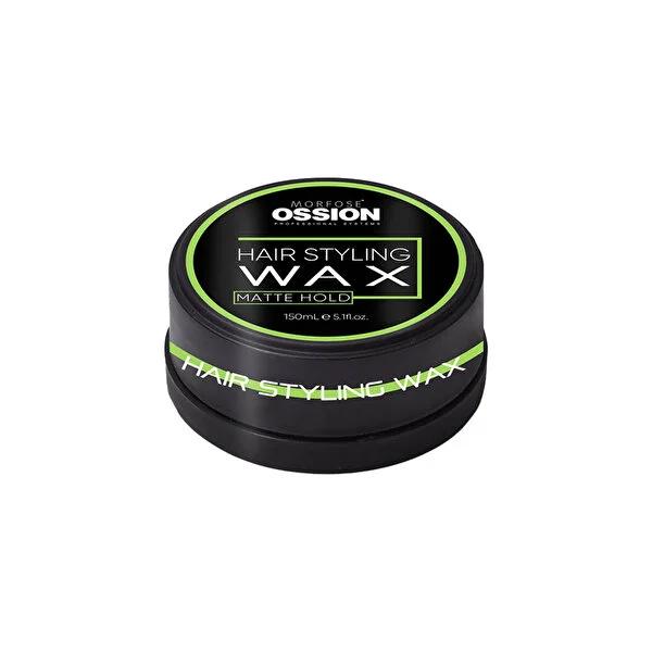 Ossion Premium Matte Hair Wax for Men and Women - Strong Hold, Easy Wash, Water-Based Formula