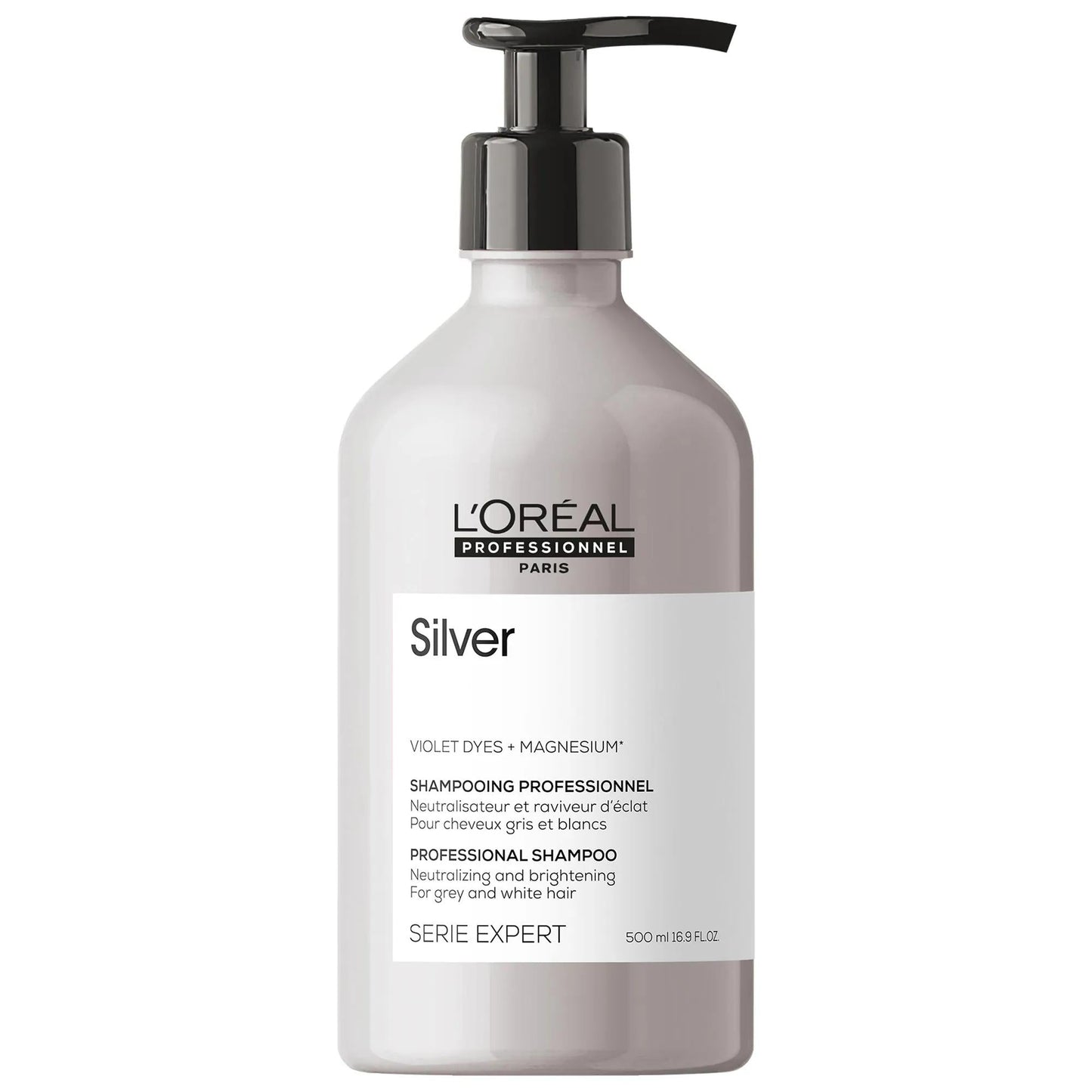 Silver Purple Shampoo for Blonde Hair - Neutralizes Brassiness, Nourishing & Color-Treated Hair Care