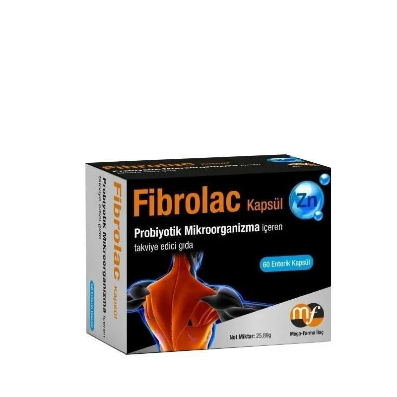 Fibrolac Enteric Capsules - 60 Count Gastrointestinal Health Supplement