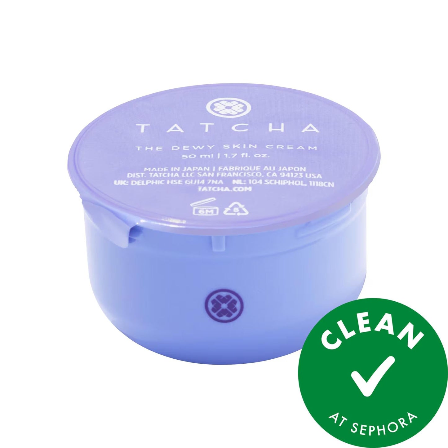 The Dewy Skin Cream - Refillable Hyaluronic Acid Moisturizer for Dry Skin, Cruelty-Free & Gluten-Free